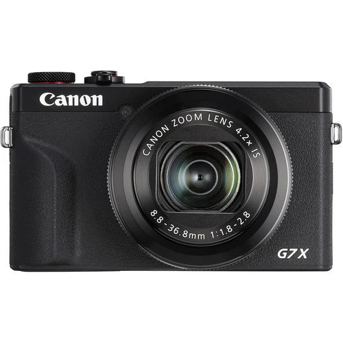 Canon G7X Mark III 4K Vlogging Camera – 20.1MP, Wi-Fi & Bluetooth | Black