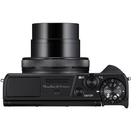 Canon G7X Mark III 4K Vlogging Camera – 20.1MP, Wi-Fi & Bluetooth | Black