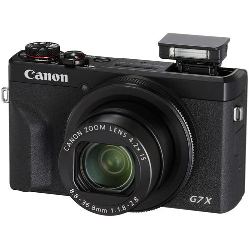 Canon G7X Mark III 4K Vlogging Camera – 20.1MP, Wi-Fi & Bluetooth | Black