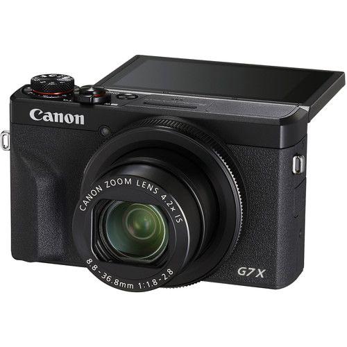 Canon G7X Mark III 4K Vlogging Camera – 20.1MP, Wi-Fi & Bluetooth | Black